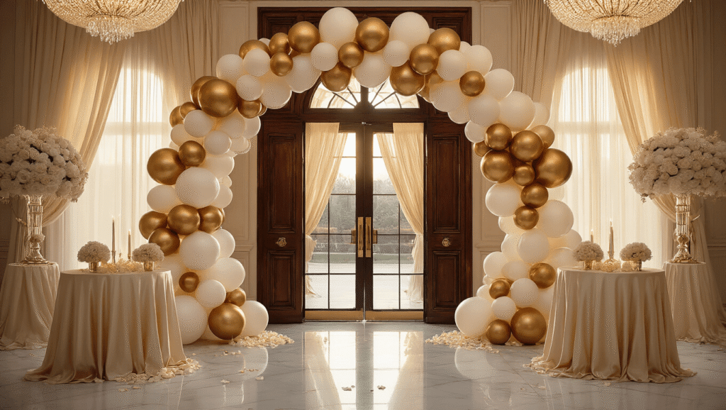 Circle Backdrop with Balloons: The Party Installation That'll Make Your ...