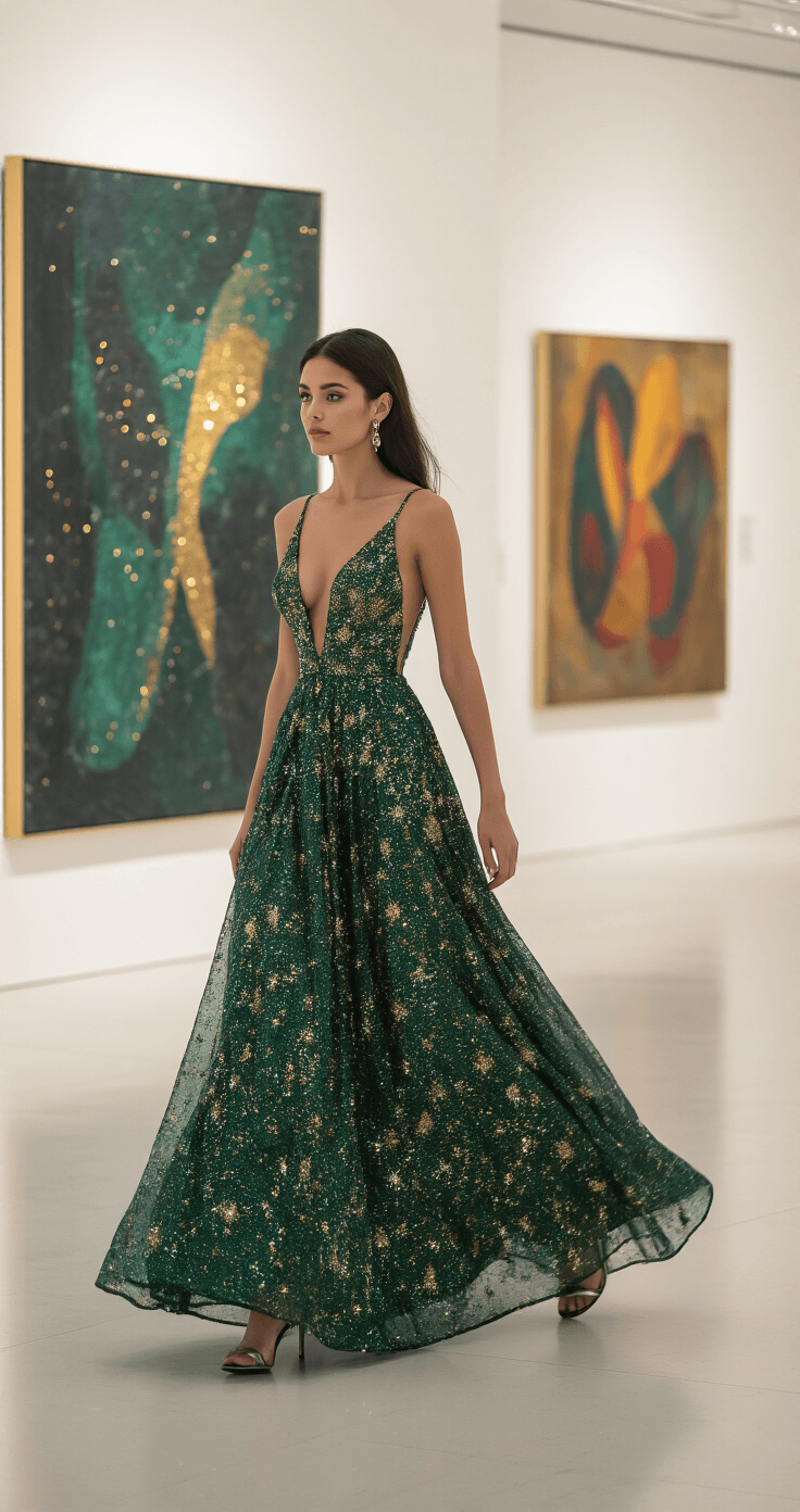 How to Style a Sheer Overlay Dress with Sparkle Like a Total Pro