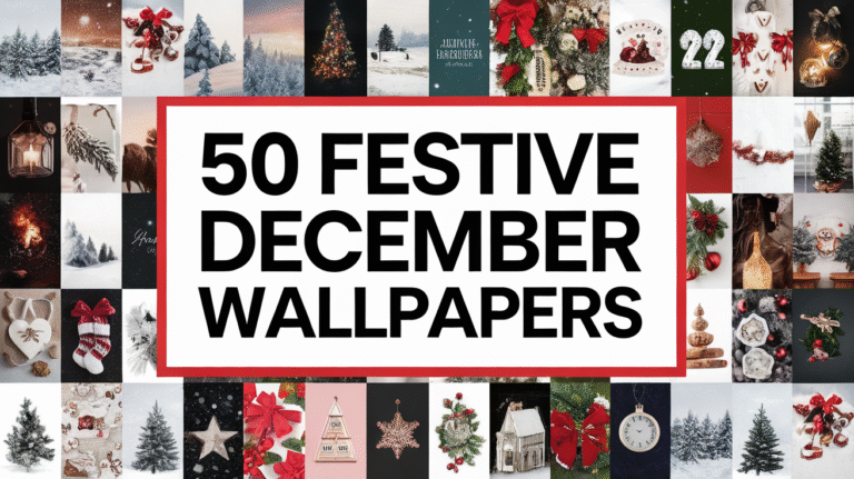 50 Festive December Wallpapers to Brighten Your Screen December Wallpapers