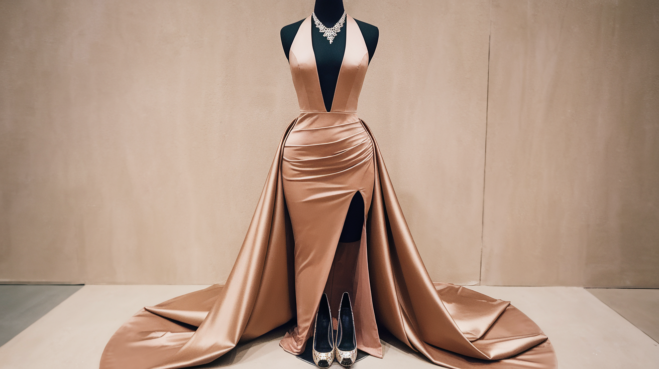 Backless Halter-Neck Dress