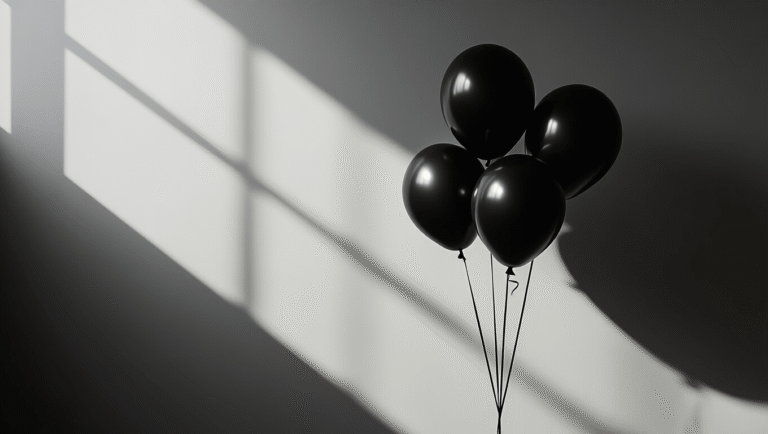 House of Balloons Wallpapers: Ultimate Free Download Guide for Fans Cinematic close-up of elegant black balloons against a minimalist background, featuring dramatic lighting and subtle burgundy accents, with textures and contrasts creating an atmospheric, sophisticated vibe.
