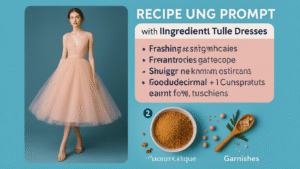 How to Style and Photograph the Perfect Romantic Blush Tulle Dress A stylish blush tulle dress arranged elegantly with soft lighting, showcasing its delicate layers and texture, highlighting its fashion appeal.