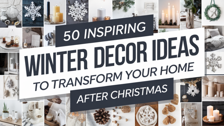 50 Inspiring Winter Decor Ideas to Transform Your Home After Christmas Winter Decor Ideas