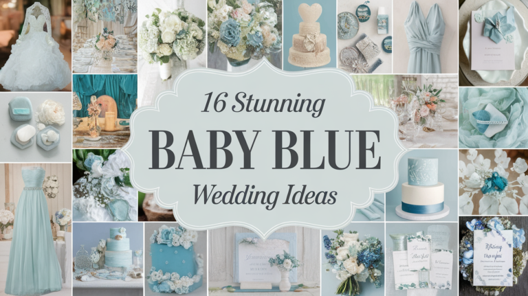 16 Stunning Baby Blue Wedding Ideas for Your Dream Day Baby Blue Wedding Ideas