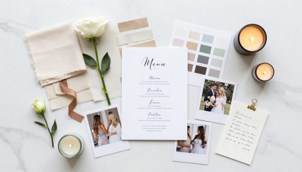 birthday dinner party planning with mood board and styling elements birthday dinner party planning with mood board and styling elements