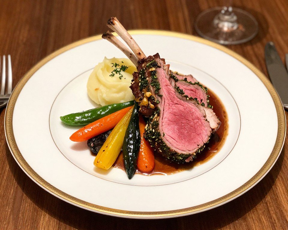 luxury birthday dinner main course plating with sides luxury birthday dinner main course plating with sides