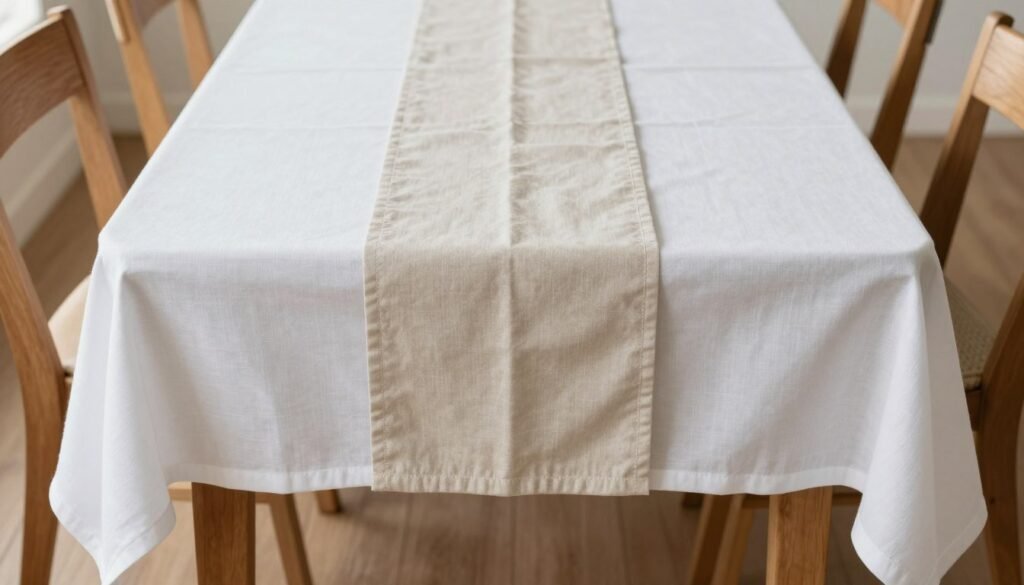luxury birthday dinner table base with linen tablecloth and runner luxury birthday dinner table base with linen tablecloth and runner