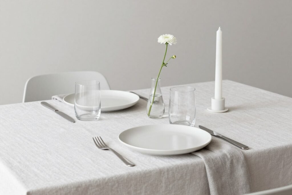 luxury minimalist birthday dinner party with neutral palette luxury minimalist birthday dinner party with neutral palette