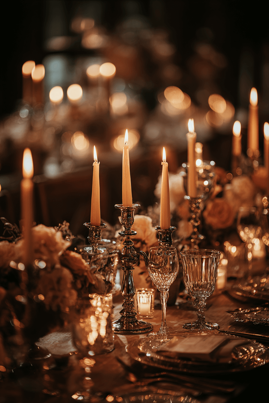 27 Moody Wedding Decorations That Create a Cinematic Feel