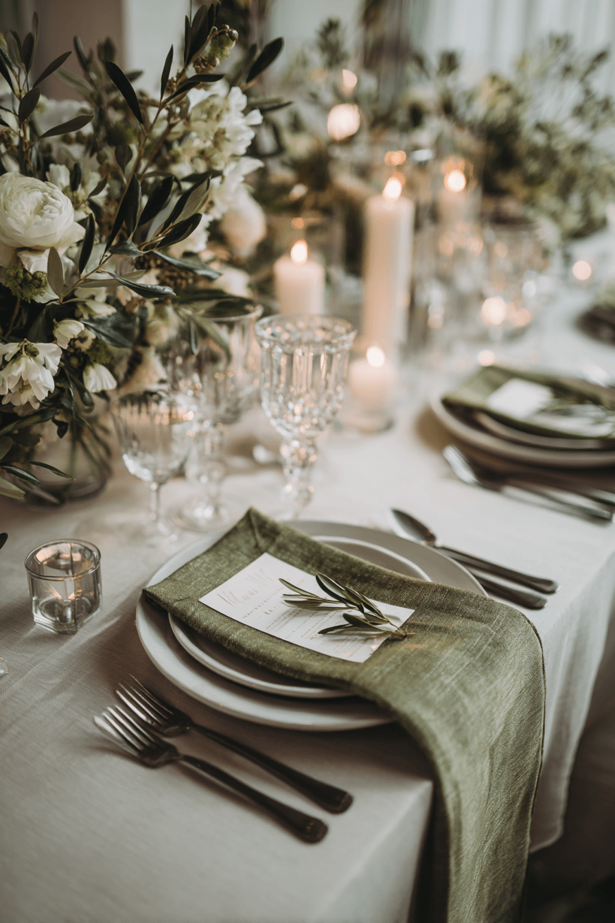27 Dreamy Olive Green Wedding Color Palettes to Inspire Your Big Day