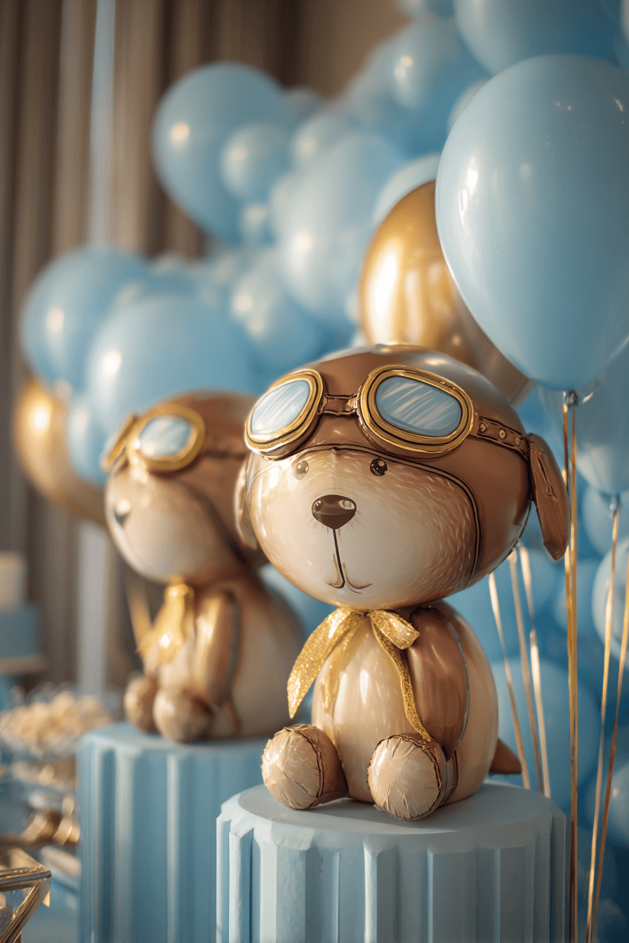 27 Simple Yet Stunning Hot Air Balloon Birthday Party Ideas