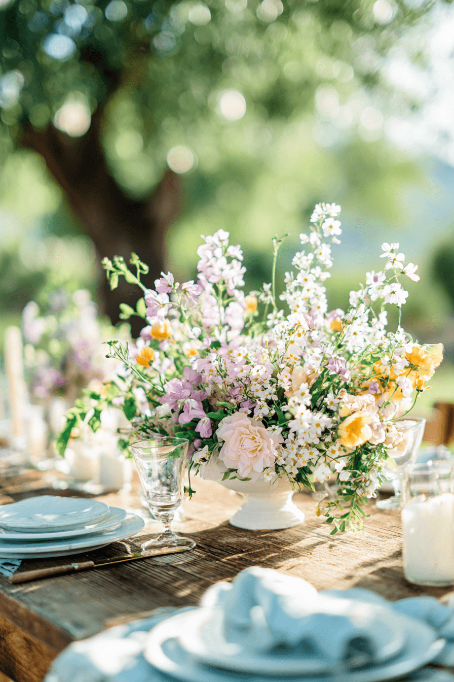 27 Dreamy Wildflower Centerpieces for a Romantic Vibe