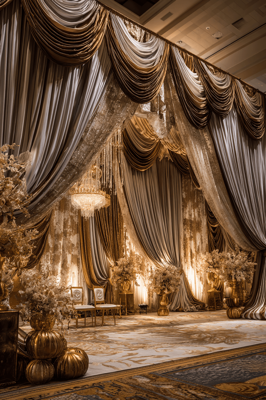 27 Dreamy Wedding Backdrop Design Ideas for a Romantic Ceremony