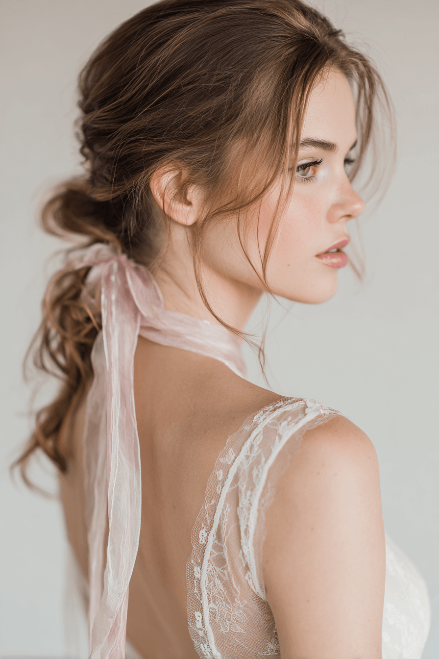 27 Bridal Half Up Half Down Hairstyles with Curls and Waves