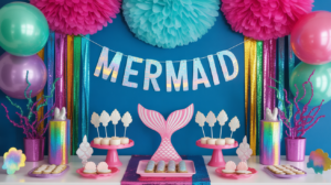 27 Shimmering Mermaid Birthday Party Ideas mermaid birthday party