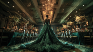 27 Luxe Green Wedding Dress Ideas for Fashion Forward Brides