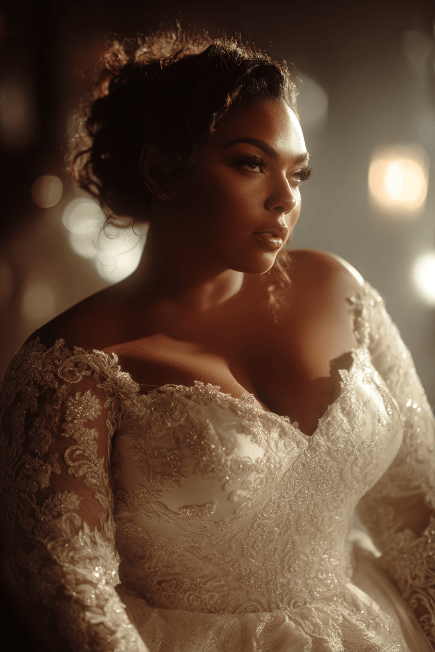 27 Plus Size Wedding Dresses with Stunning Lace and Elegant Details
