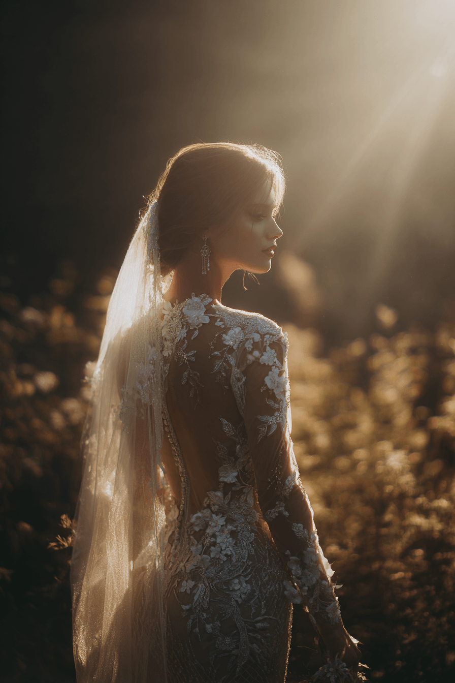 27 Stunning Mermaid Wedding Dress with Sleeves Styles Every Bride Will Love