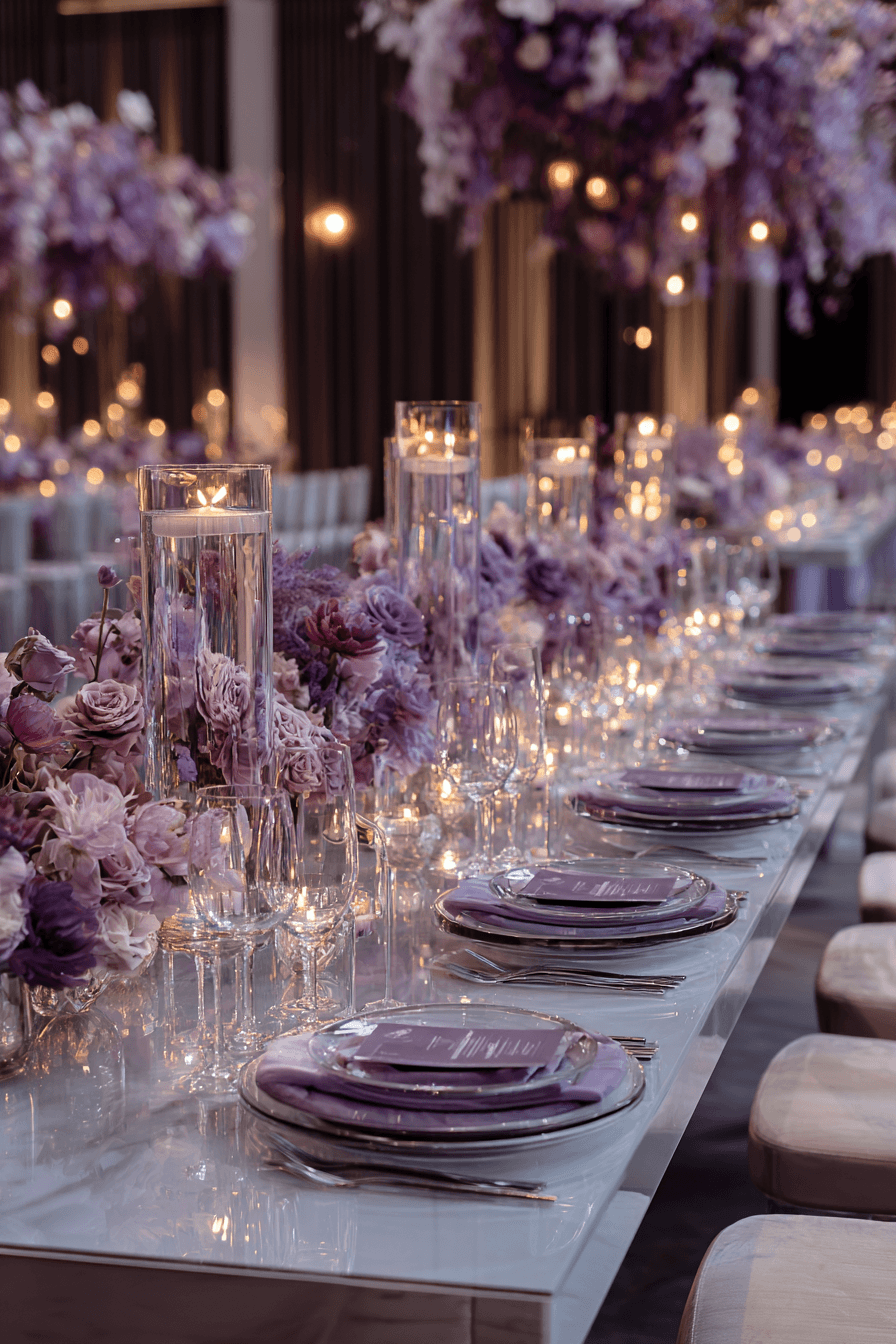 27 Elegant Purple Wedding Decorations Couples Love