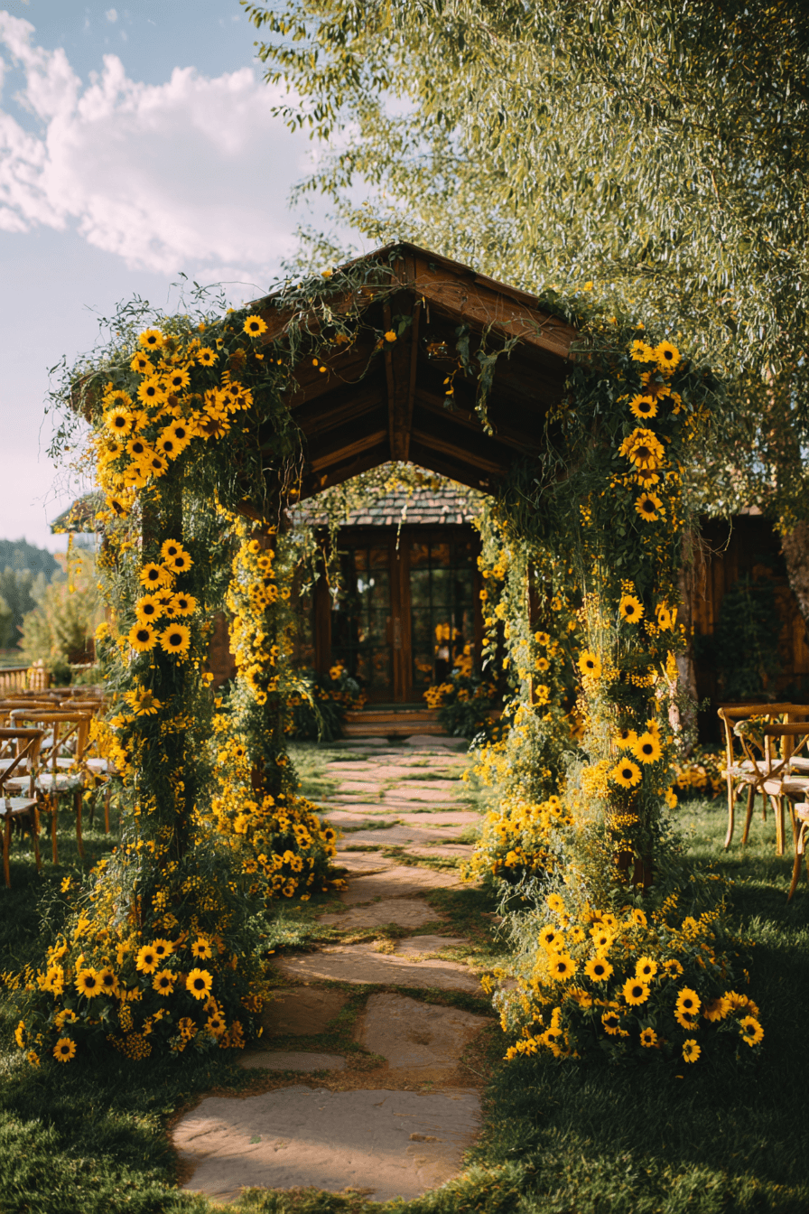 27 Circle Wedding Arch Ideas That Make Wedding Photos Stunning
