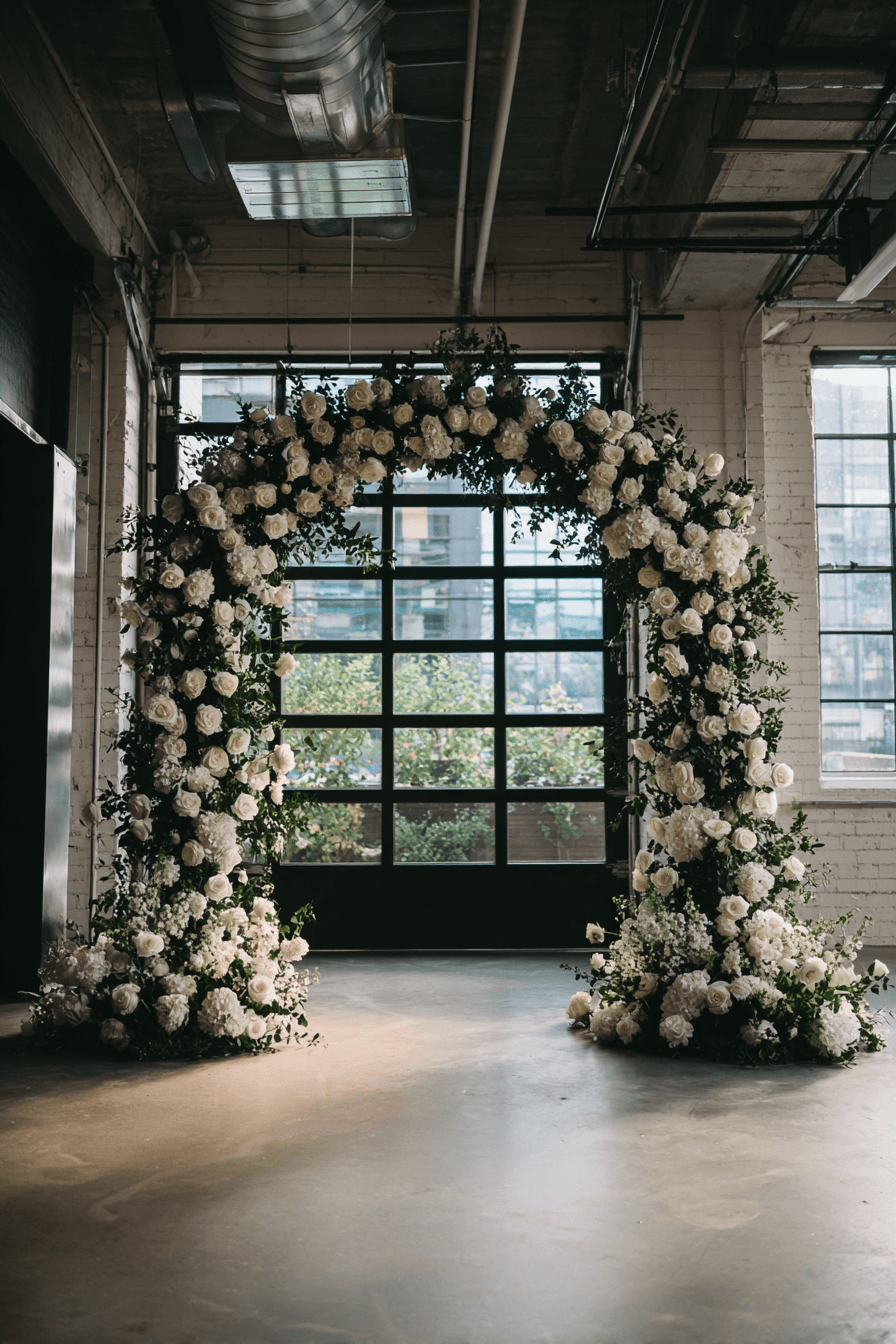 27 Circle Wedding Arch Ideas That Make Wedding Photos Stunning
