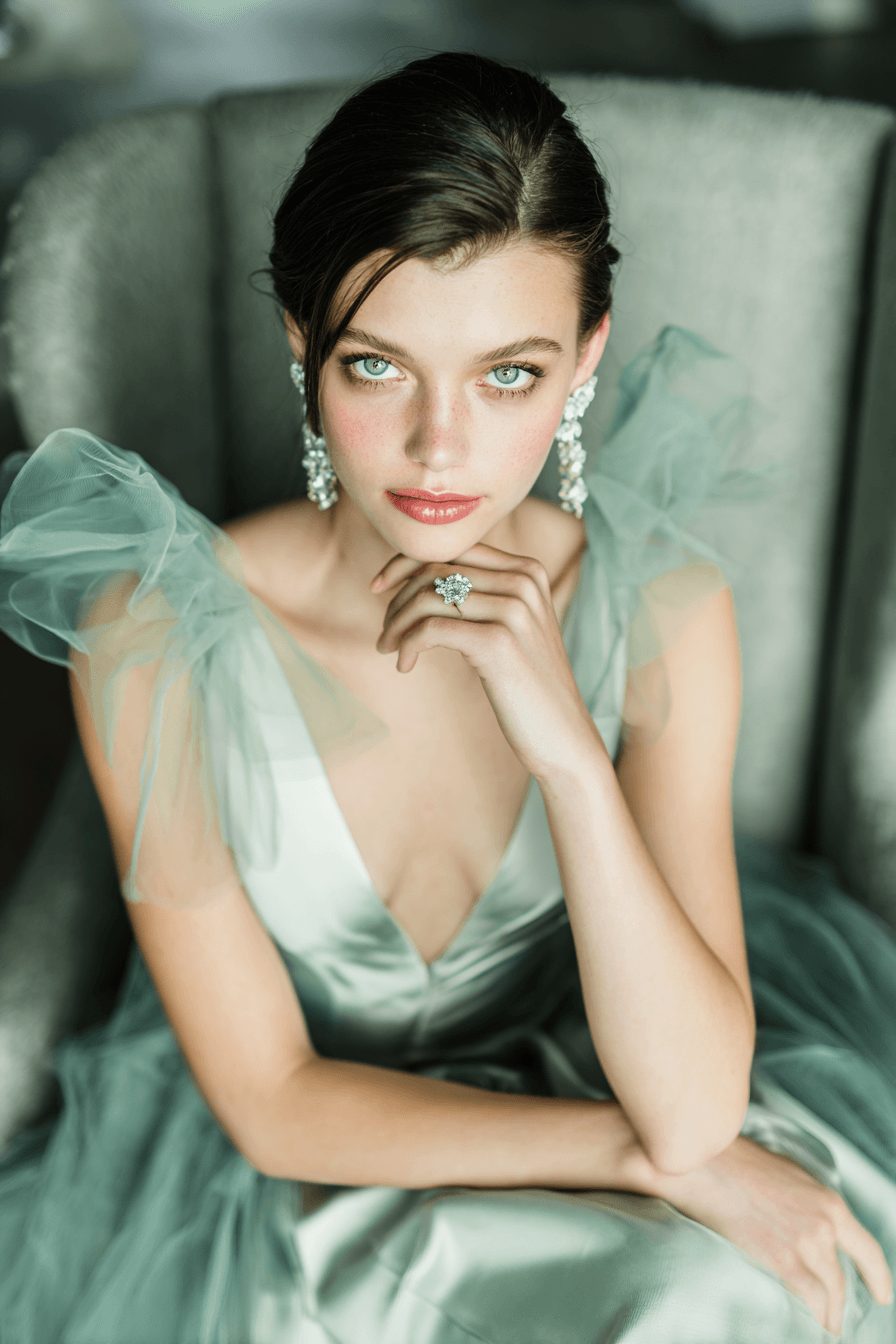 27 Luxe Green Wedding Dress Ideas for Fashion Forward Brides