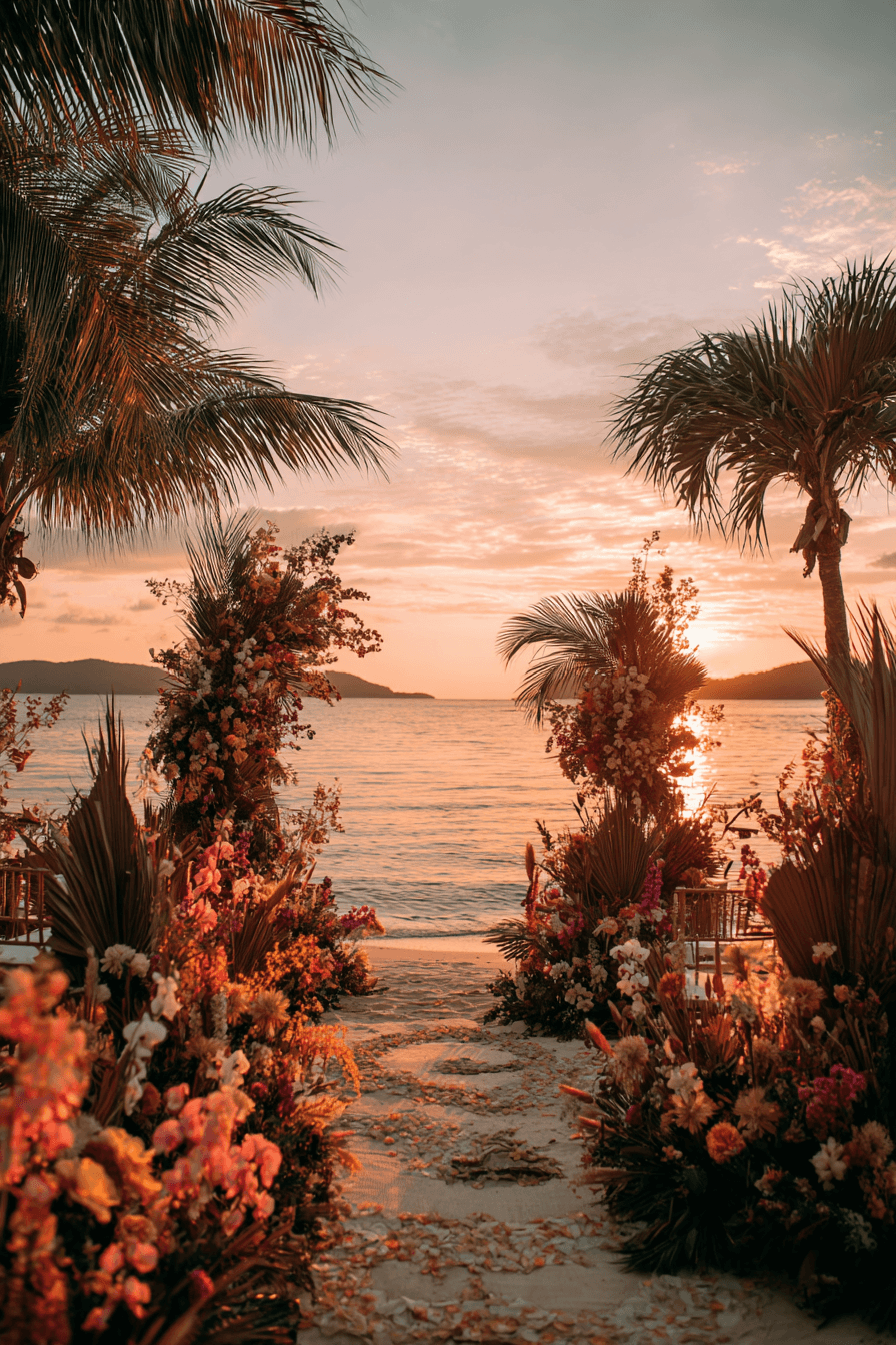 27 Circle Wedding Arch Ideas That Make Wedding Photos Stunning