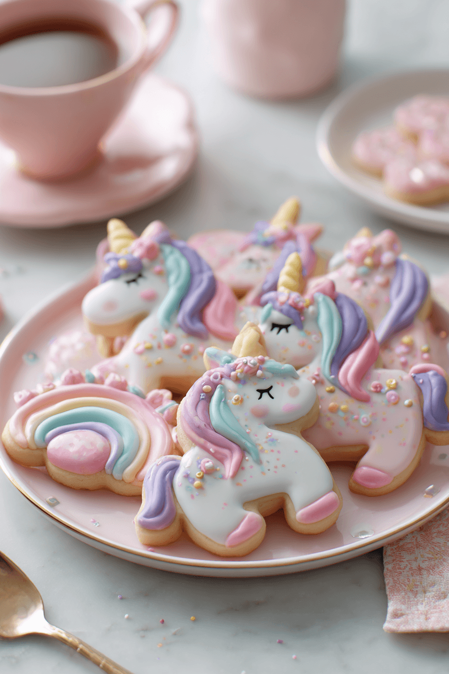 27 Sparkly Unicorn Birthday Party Inspirations for Girls