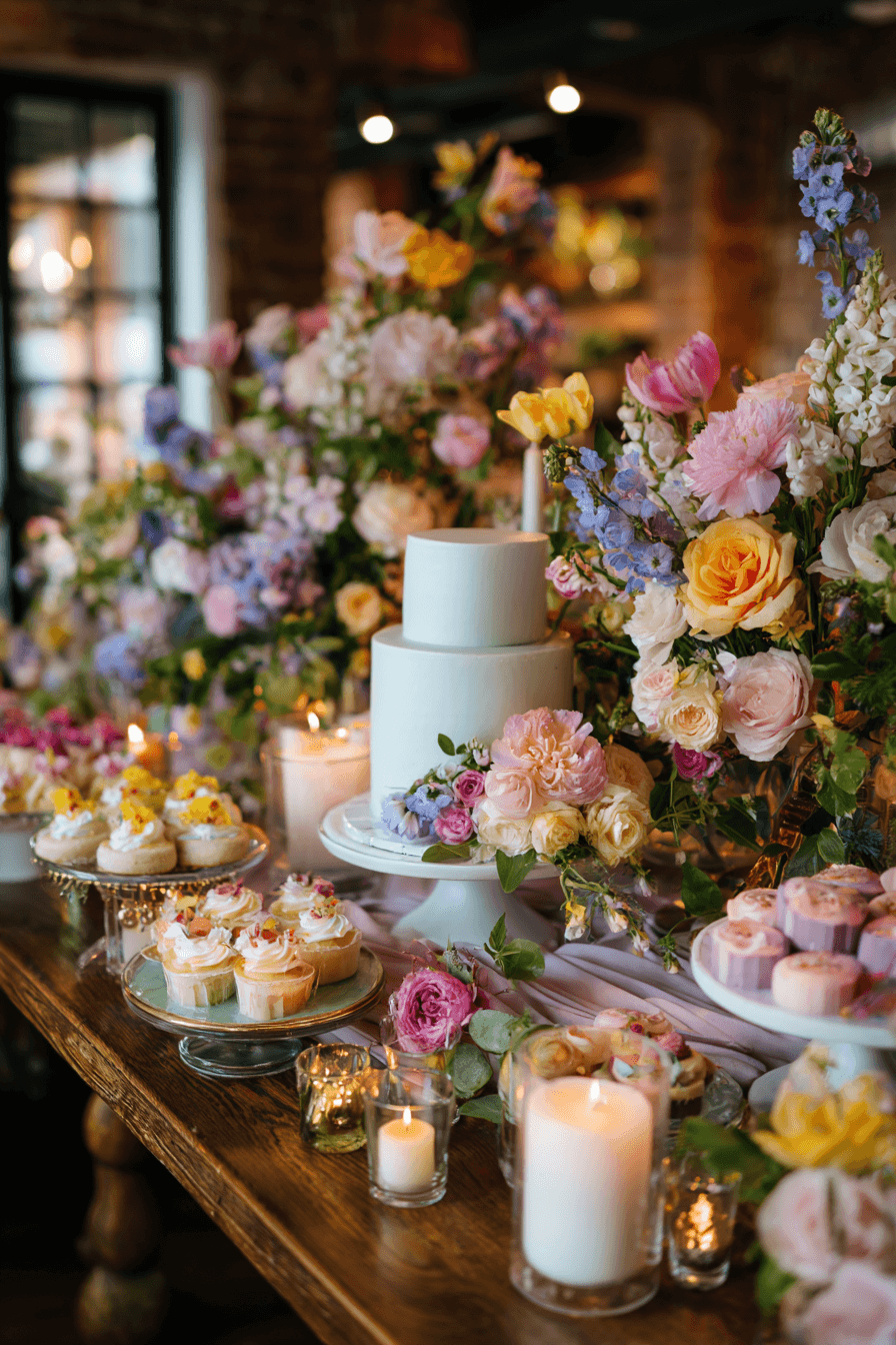 27 Creative Wedding Cake Table Ideas for a Picture Perfect Reception