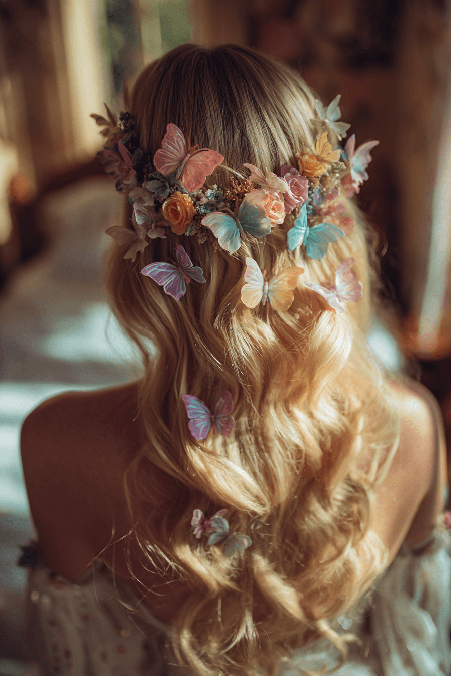 27 Sweet and Simple Flower Girl Hair Ideas That Stay All Day