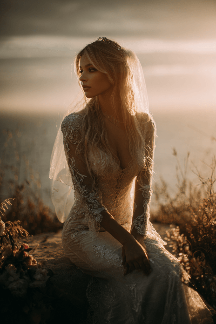 27 Stunning Mermaid Wedding Dress with Sleeves Styles Every Bride Will Love