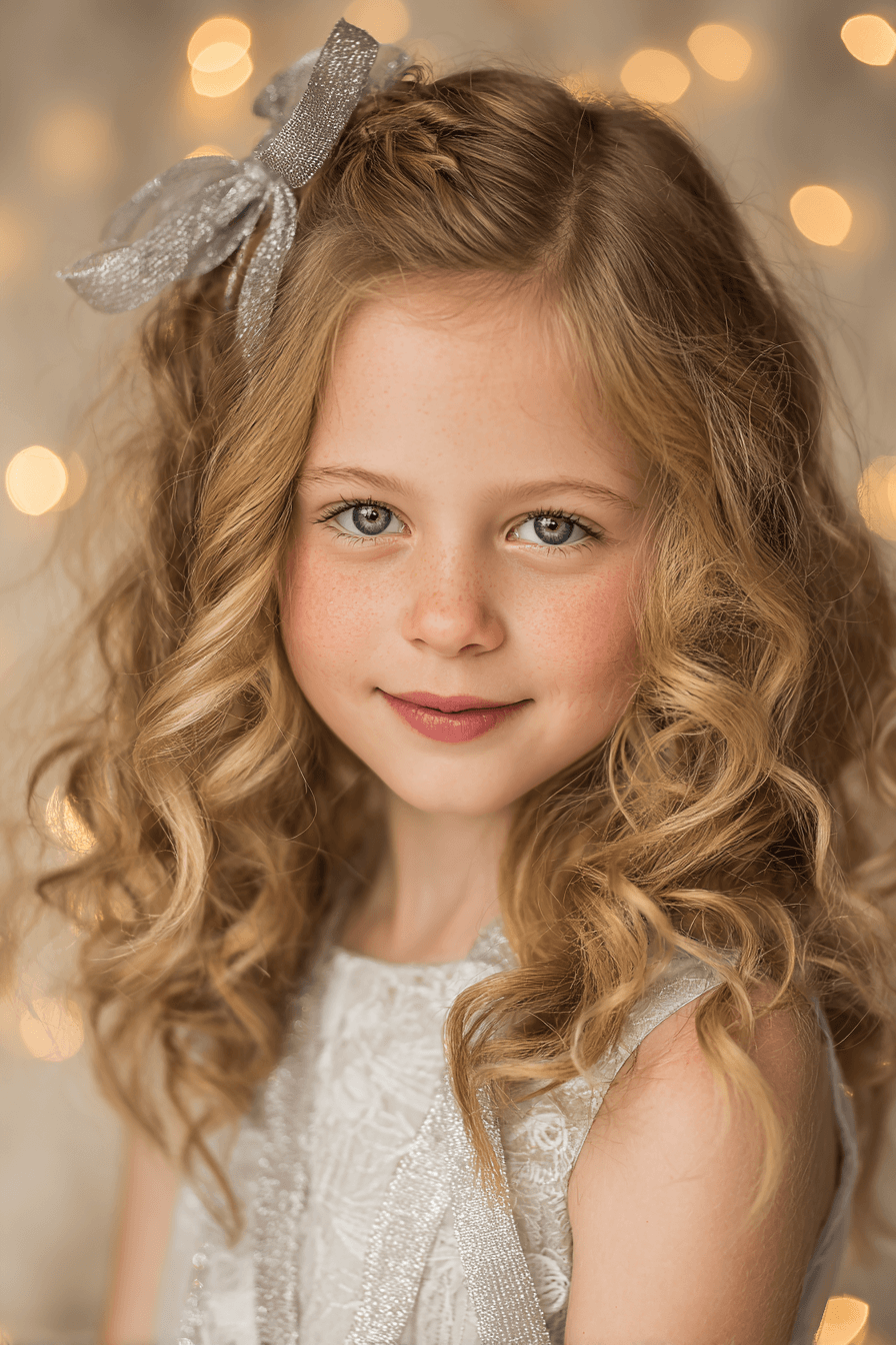27 Sweet and Simple Flower Girl Hair Ideas That Stay All Day