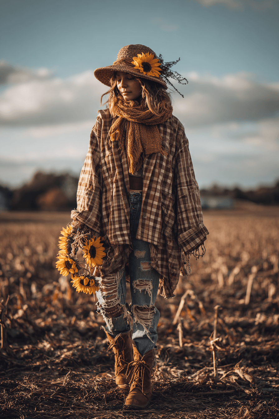 27 Creative Scarecrow Costume Looks for Kids and Adults