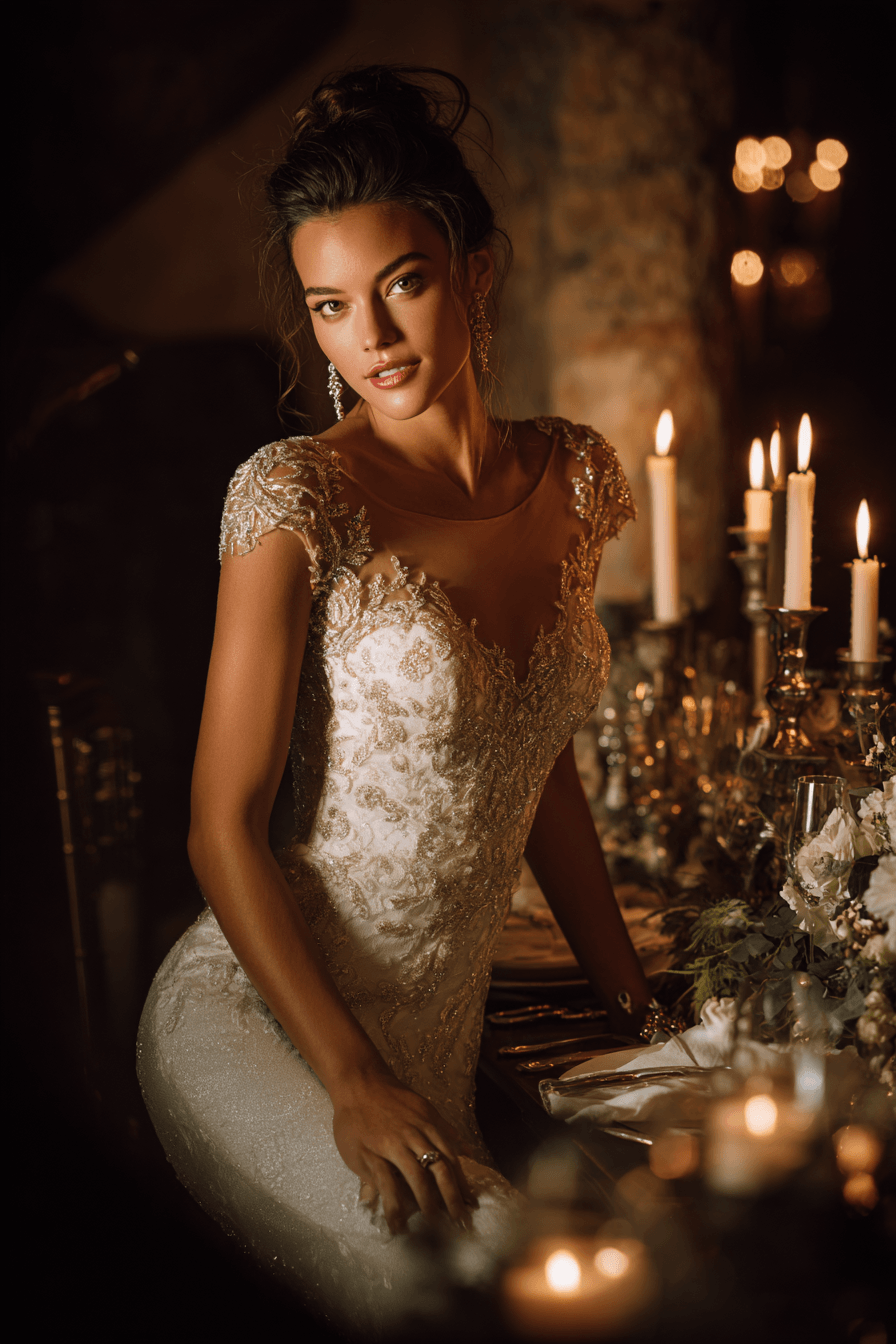 27 Stunning Mermaid Wedding Dress with Sleeves Styles Every Bride Will Love