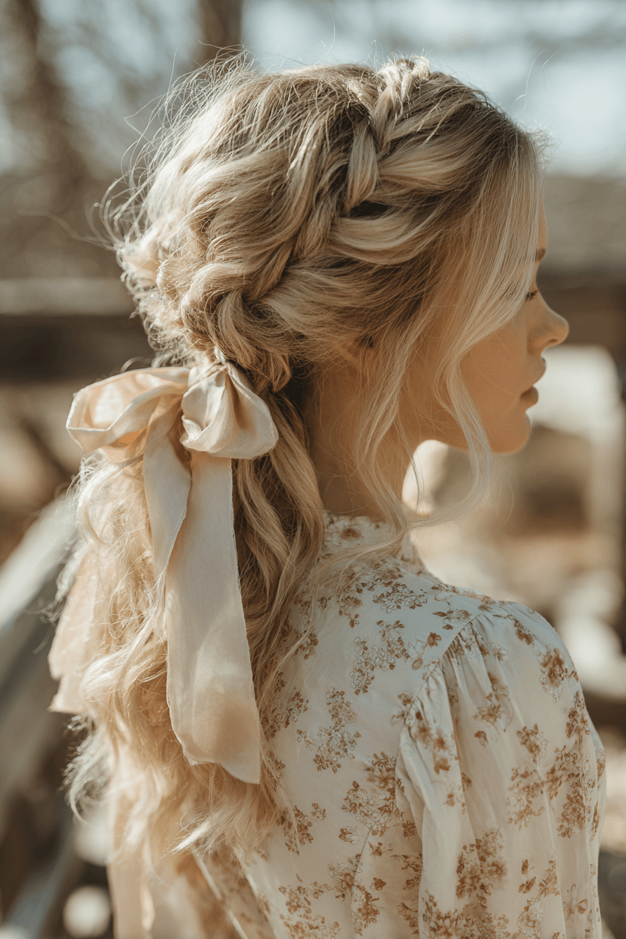 27 Sweet and Simple Flower Girl Hair Ideas That Stay All Day
