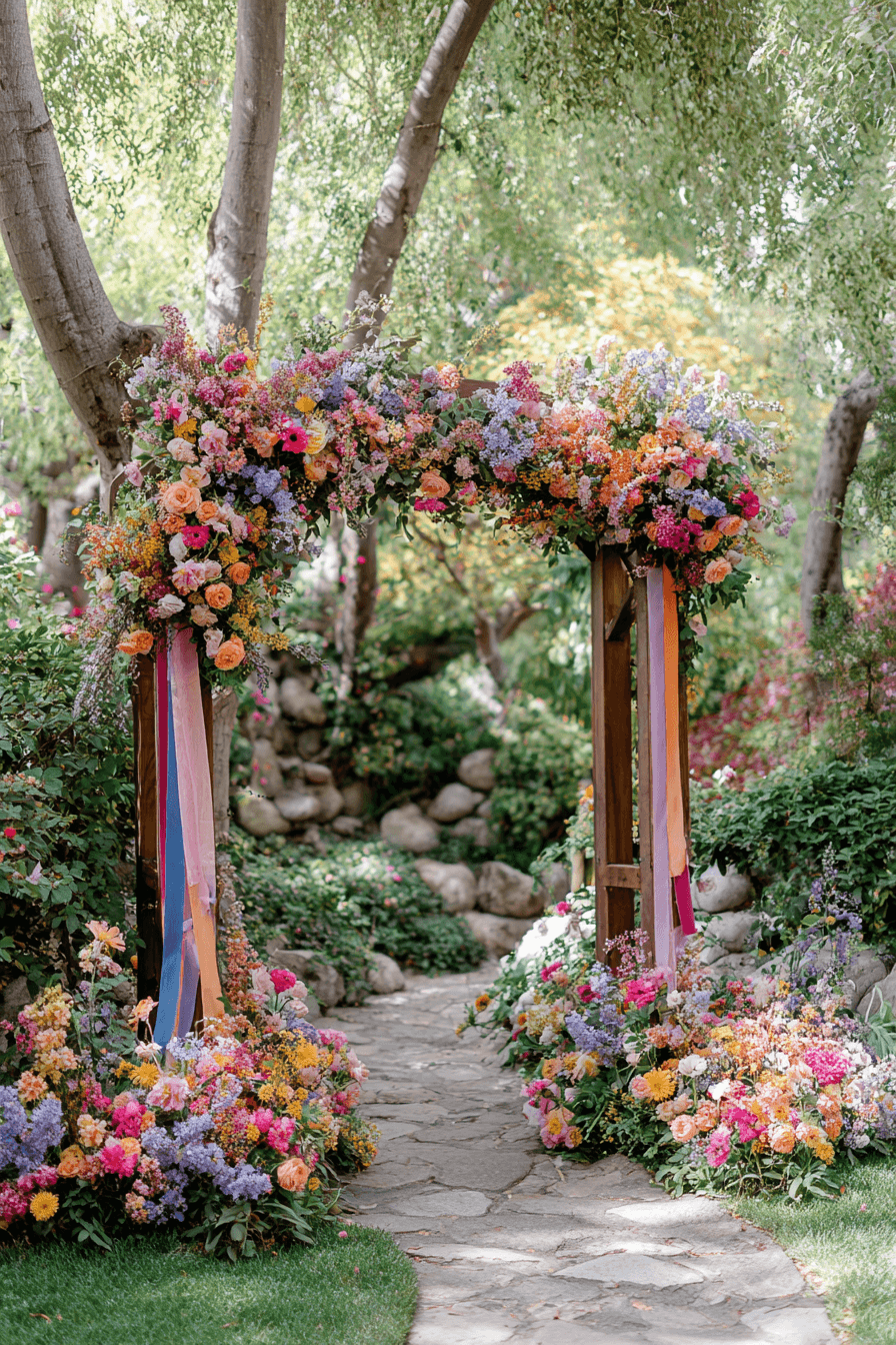 27 Circle Wedding Arch Ideas That Make Wedding Photos Stunning