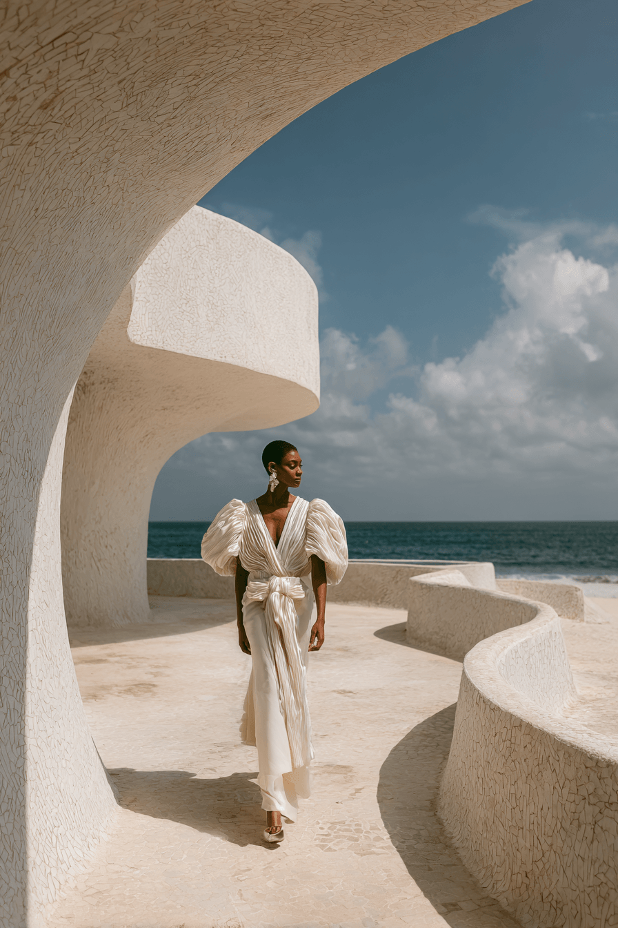 27 Timeless Beach Wedding Dresses for an Elegant Seaside Look