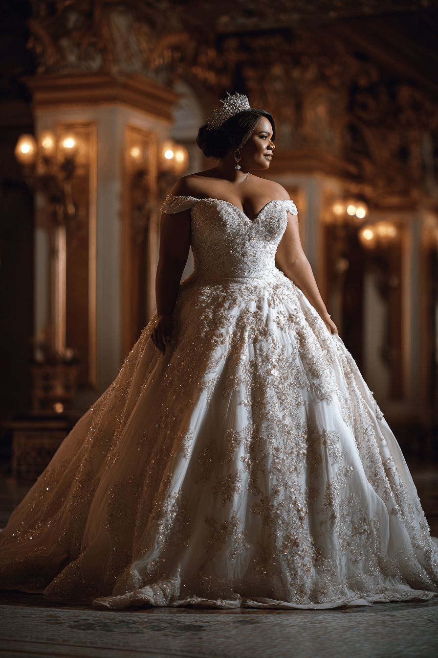27 Plus Size Wedding Dresses with Stunning Lace and Elegant Details
