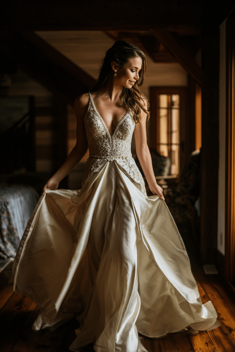 27 Luxe Green Wedding Dress Ideas for Fashion Forward Brides