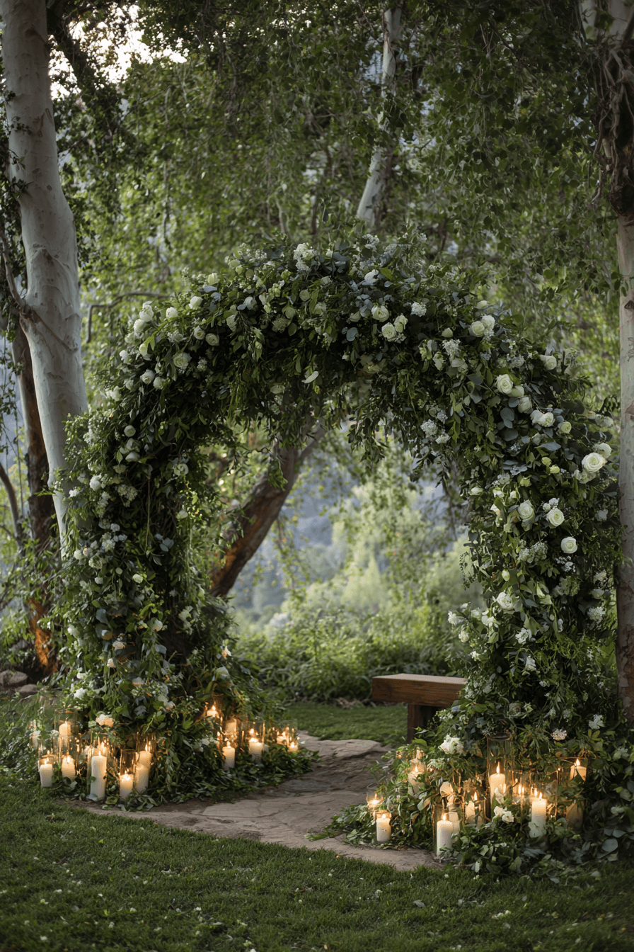 27 Circle Wedding Arch Ideas That Make Wedding Photos Stunning