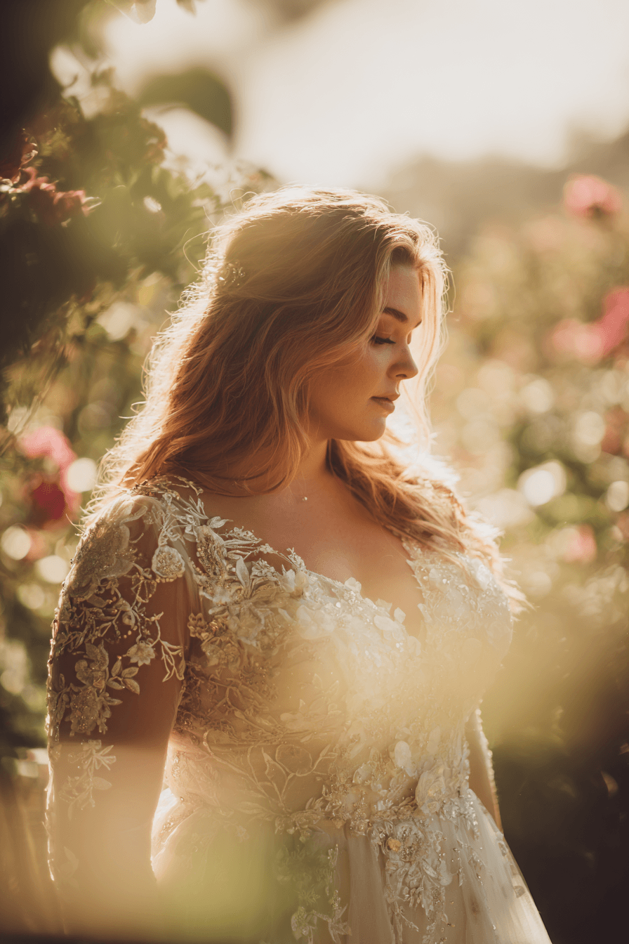 27 Plus Size Wedding Dresses with Stunning Lace and Elegant Details