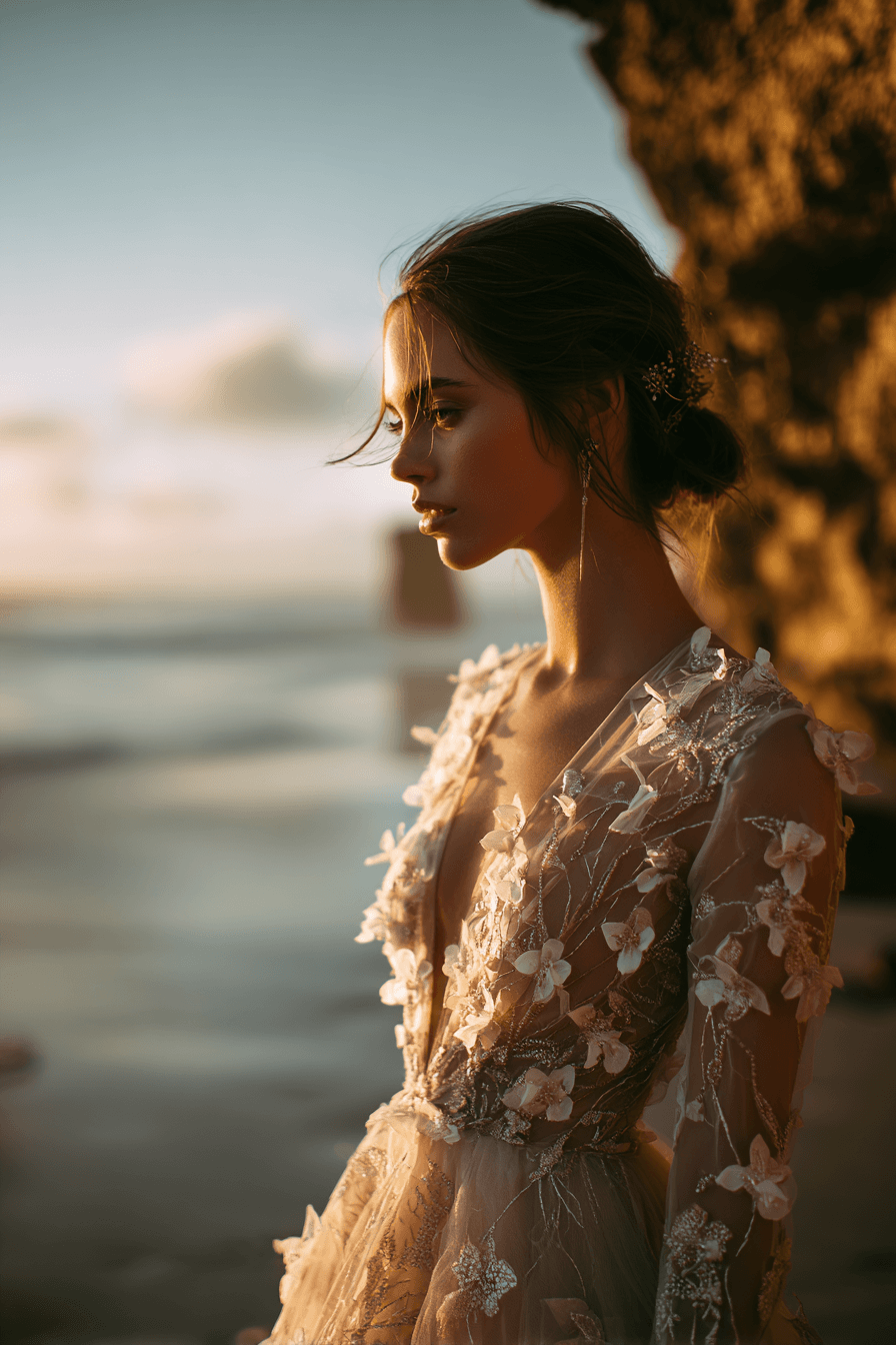 27 Timeless Beach Wedding Dresses for an Elegant Seaside Look