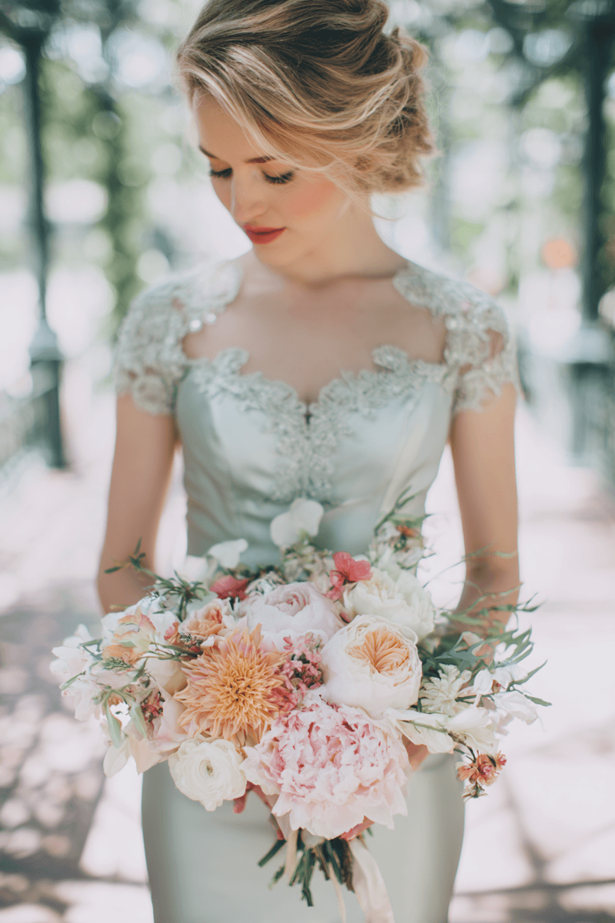 27 Luxe Green Wedding Dress Ideas for Fashion Forward Brides