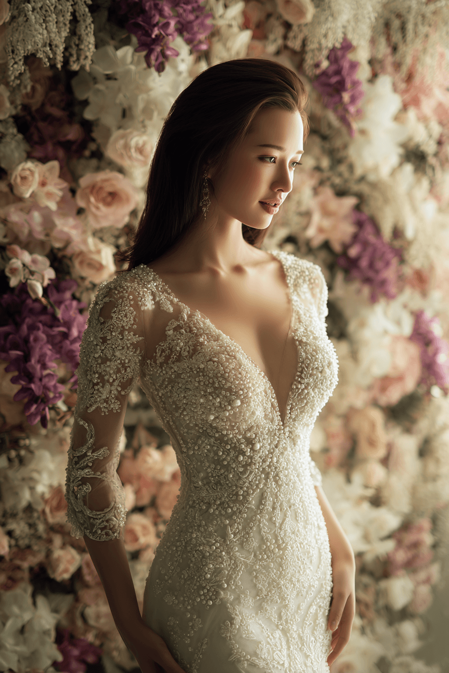 27 Stunning Mermaid Wedding Dress with Sleeves Styles Every Bride Will Love
