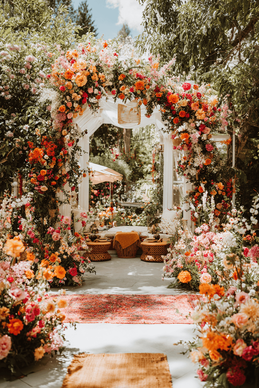 27 Circle Wedding Arch Ideas That Make Wedding Photos Stunning