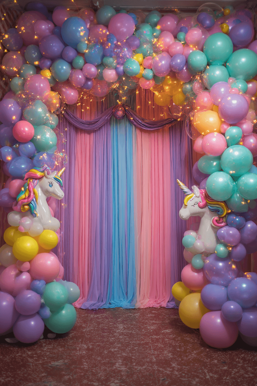 27 Sparkly Unicorn Birthday Party Inspirations for Girls