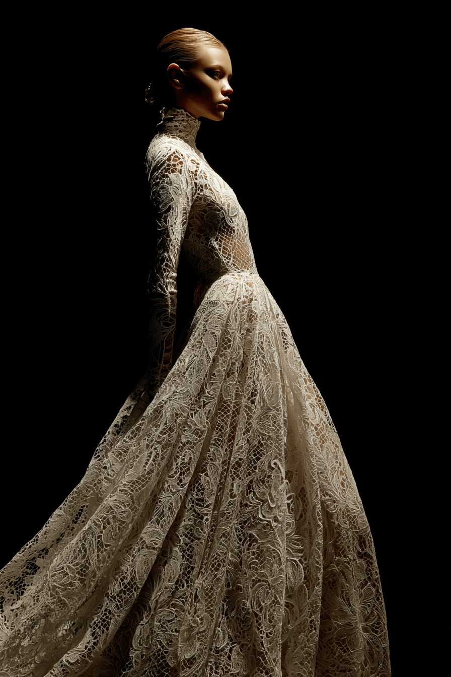 27 Elegant Lace Gown Styles That Never Go Out of Fashion