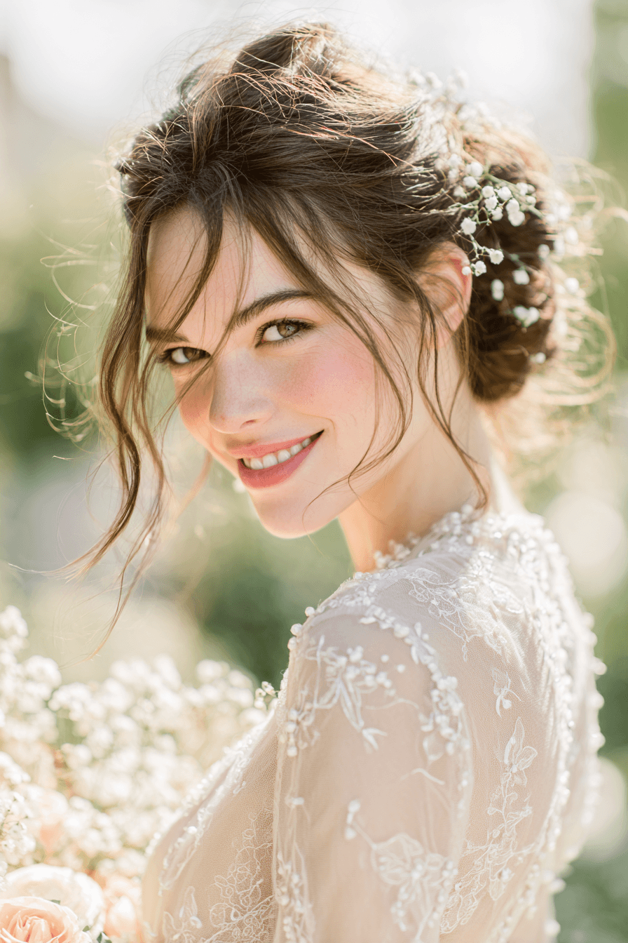 27 Sweet and Simple Flower Girl Hair Ideas That Stay All Day