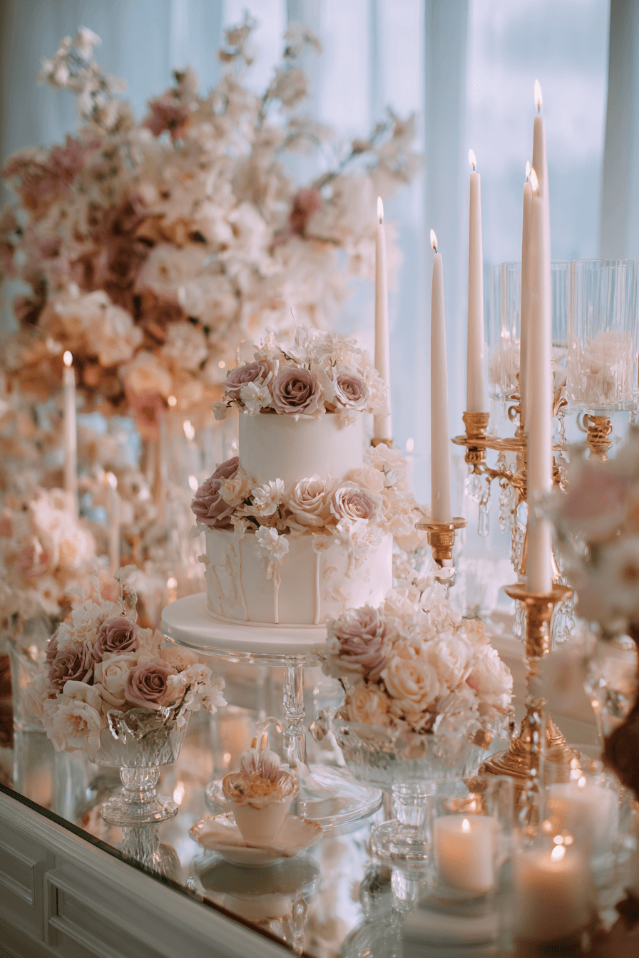 27 Creative Wedding Cake Table Ideas for a Picture Perfect Reception