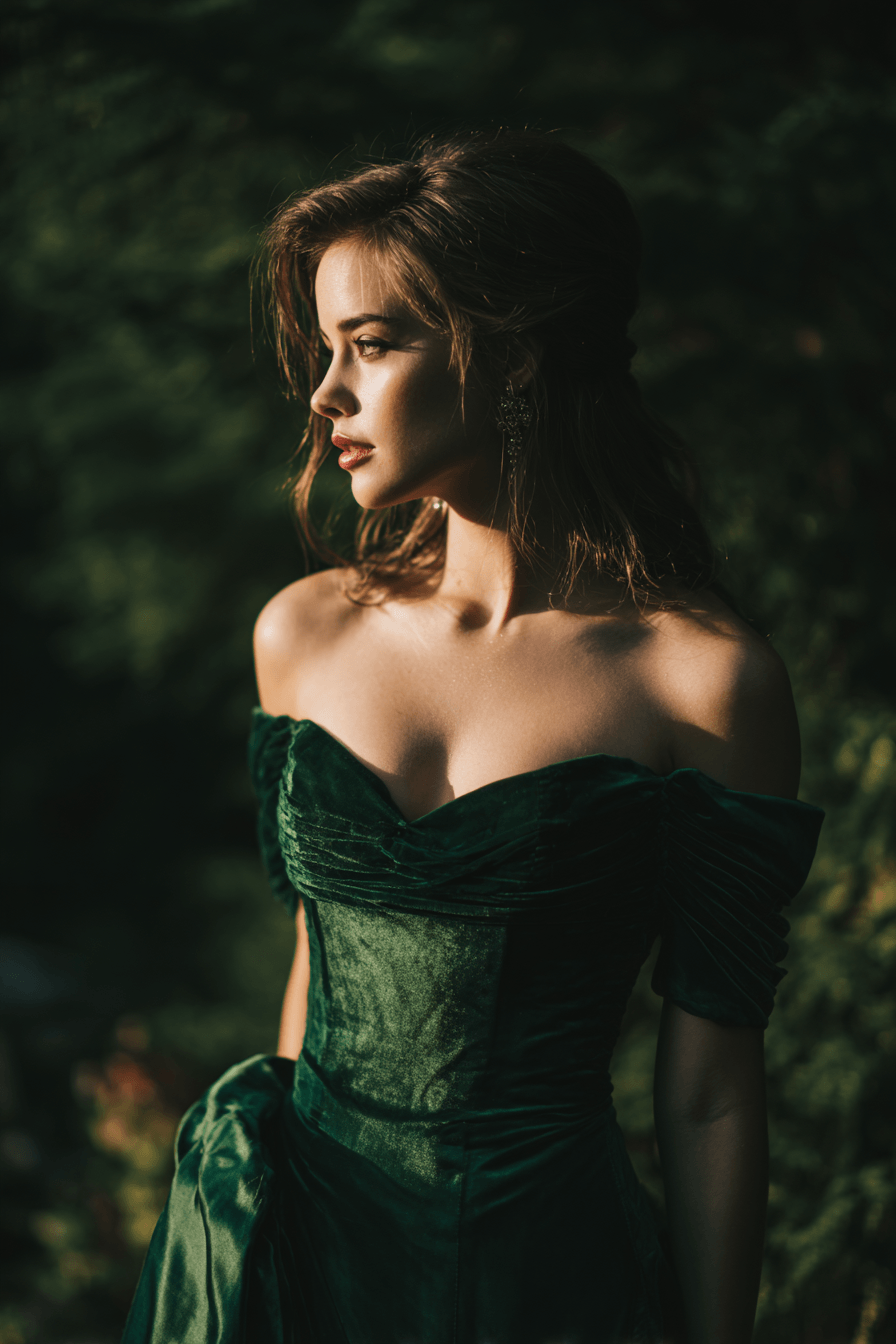 27 Luxe Green Wedding Dress Ideas for Fashion Forward Brides